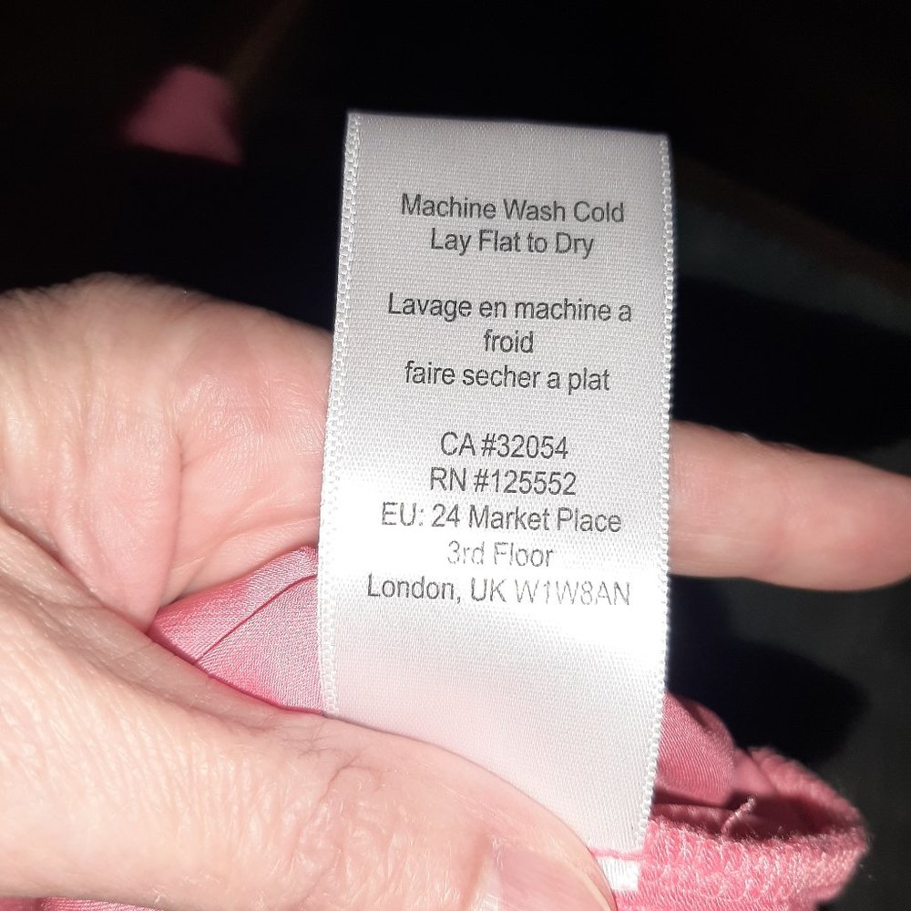 Dolan Left Coast coral henley popover top size Medium - Picture 7 of 7